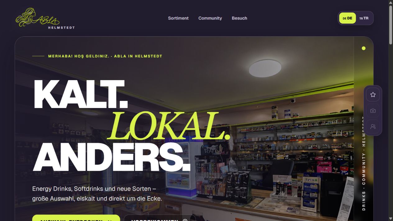 Vorschau der Website ABLA KIOSK